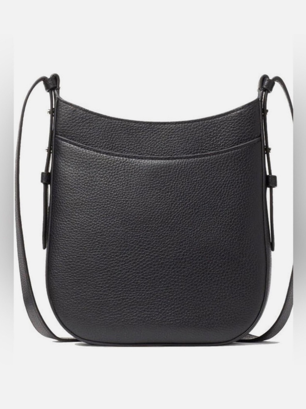 kate spade Black Pebbled Leather Crossbody with Gold Logo - Picture 3 of 13